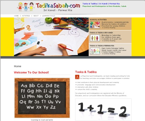 Kindergarten And Playschool Website